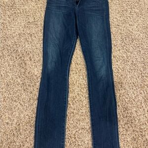 Citizens Of Humanity Dark Blue Straight Leg Jeans